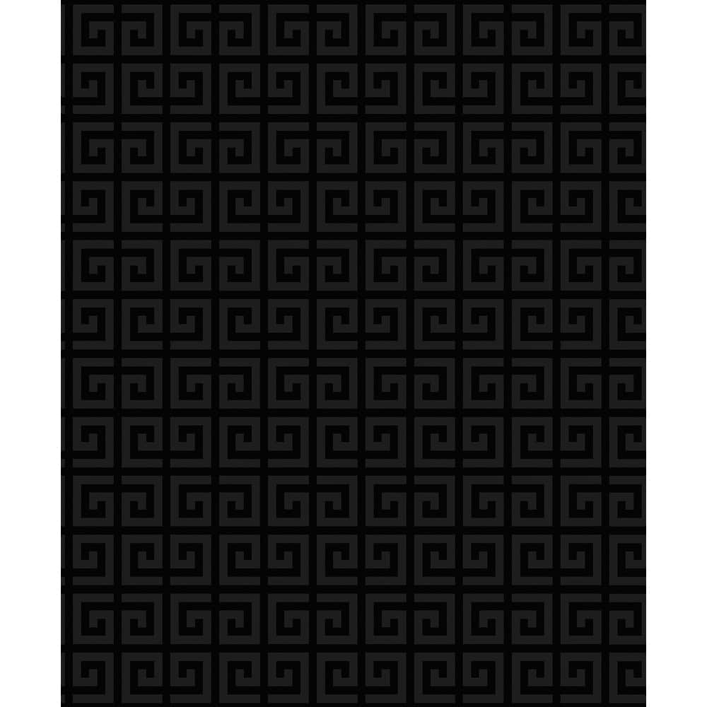 Seabrook Designs Major Greek Key Non-Woven Unpasted Wallpaper