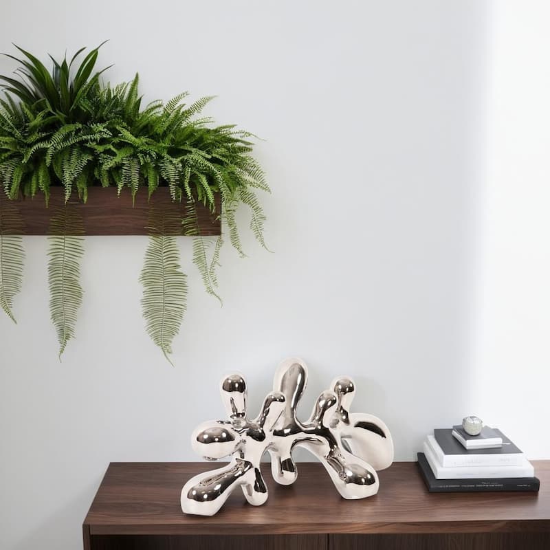 Allan Andrews Carson Carrington Gippersta Aluminum Branch Disk Sculpture - 15.5"W x 7.5"H