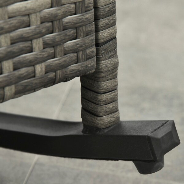 Outsunny rattan best sale recliner
