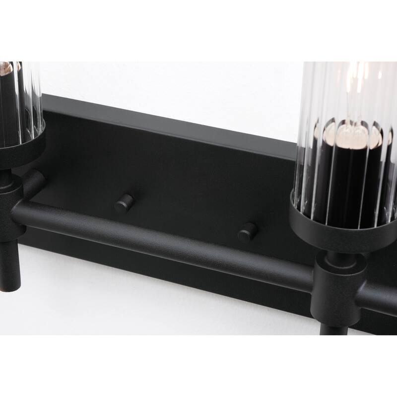 AFX HNTV2411MB Huntington 3 Light 24" Wide Vanity Light with Ribbed