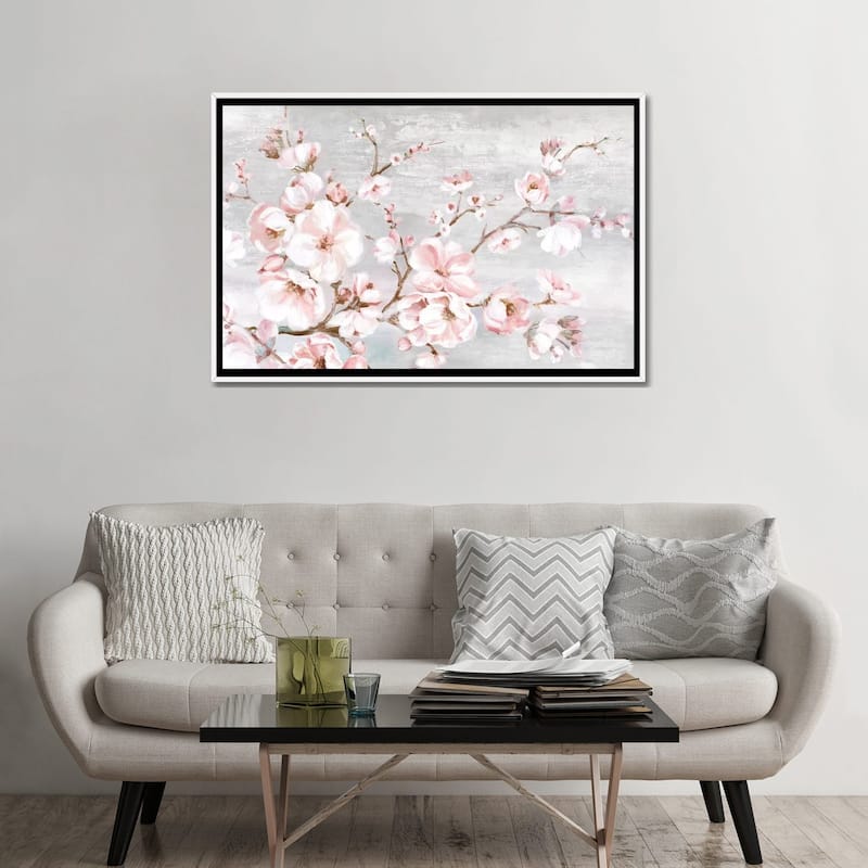 iCanvas "Spring Cherry Blossoms I " by Eva Watts Framed Canvas Print