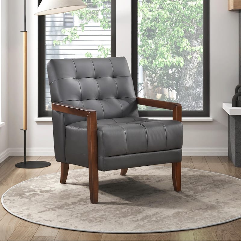 Mid Century Style Upholstered Armchair