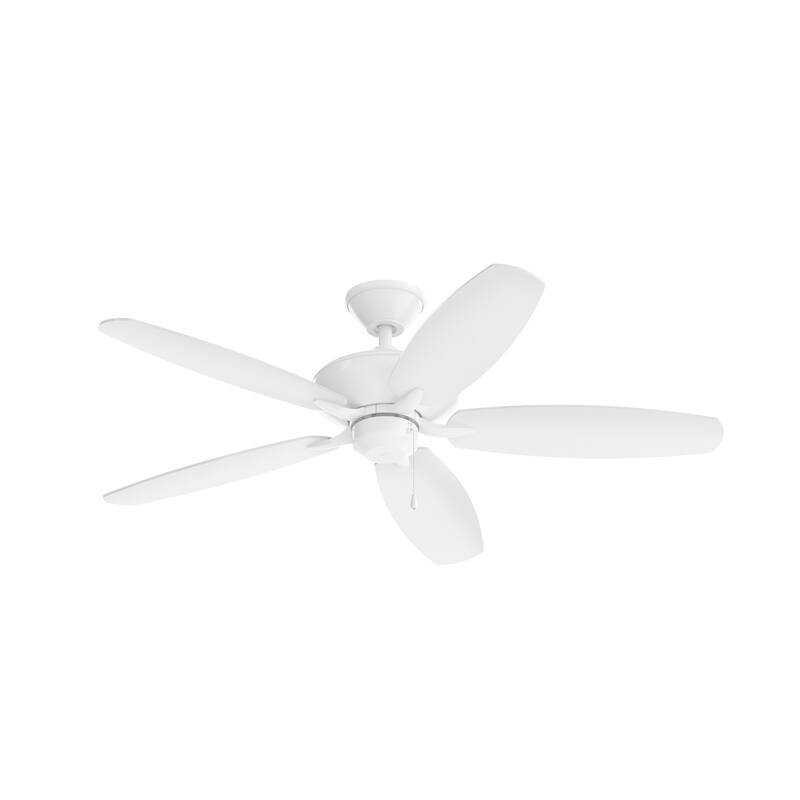Kichler Renew Patio 52 inch Ceiling Fan Matte White with Reversible Blades