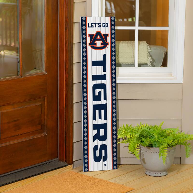 47" Double Sided Seasonal Porch Leaner, Auburn University - 47" x 11.25"