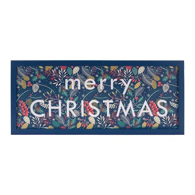 Wood Merry Christmas Sign 30"L