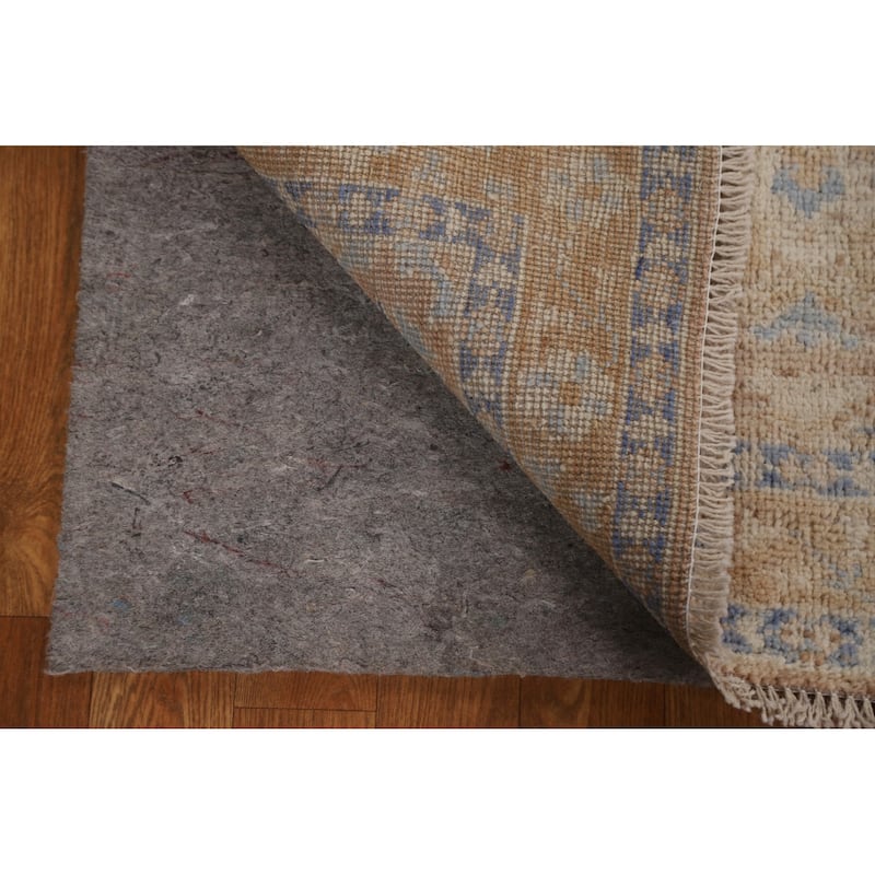 Muted Oushak Oriental Area Accent Rug Hand-Knotted Wool Carpet - 2'11" x 3'10"