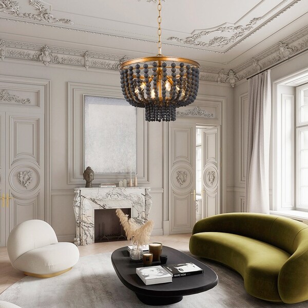 Boho farmhouse chandelier cheap