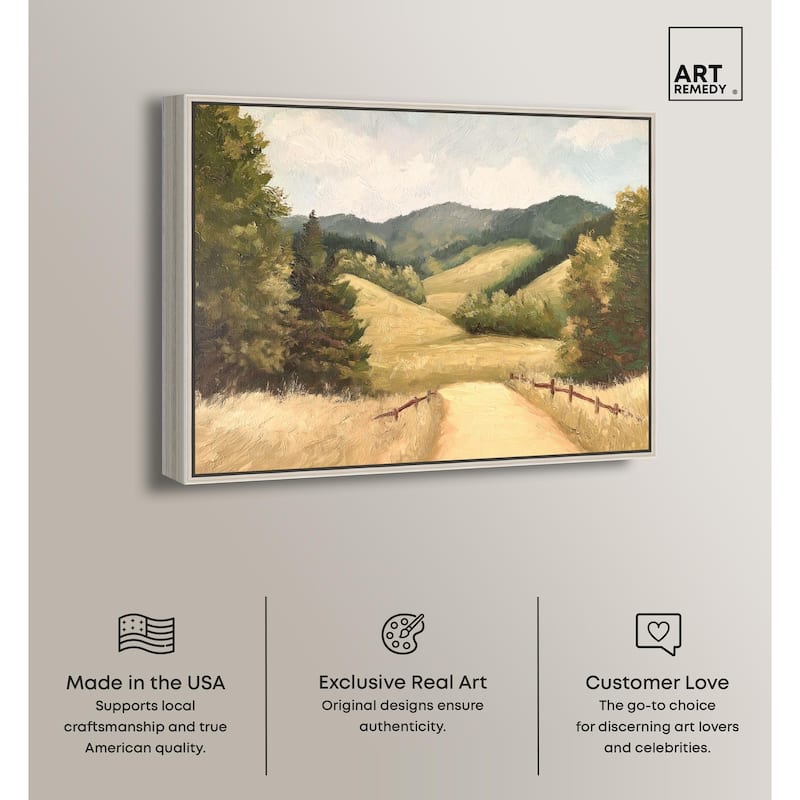 Summer Fields Canvas by Art Remedy