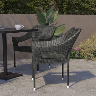 Stackable rattan garden furniture set 2025
