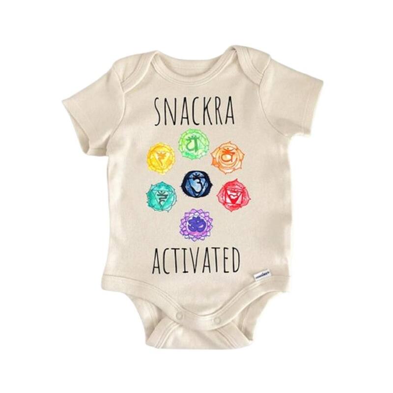 Crystal Gem Energy Magical - Baby Boy Girl Clothes Infant Bodysuit Funny Cute Newborn - Pink - 0-3M