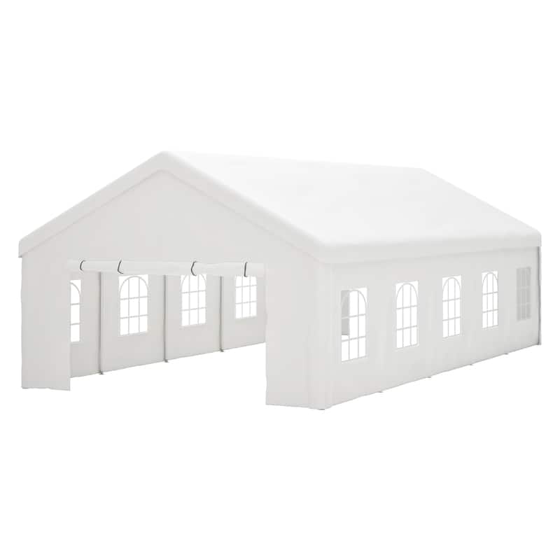 GDFStudio - Nashua Waterproof Event Protection Outdoor Gazebo Pavilion Shelter Tent