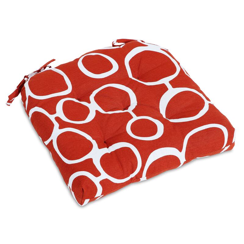 U-shape Handmade Cotton Cushion, Cushions for chair, chair cushion, Pad with ties 16X16 Inches