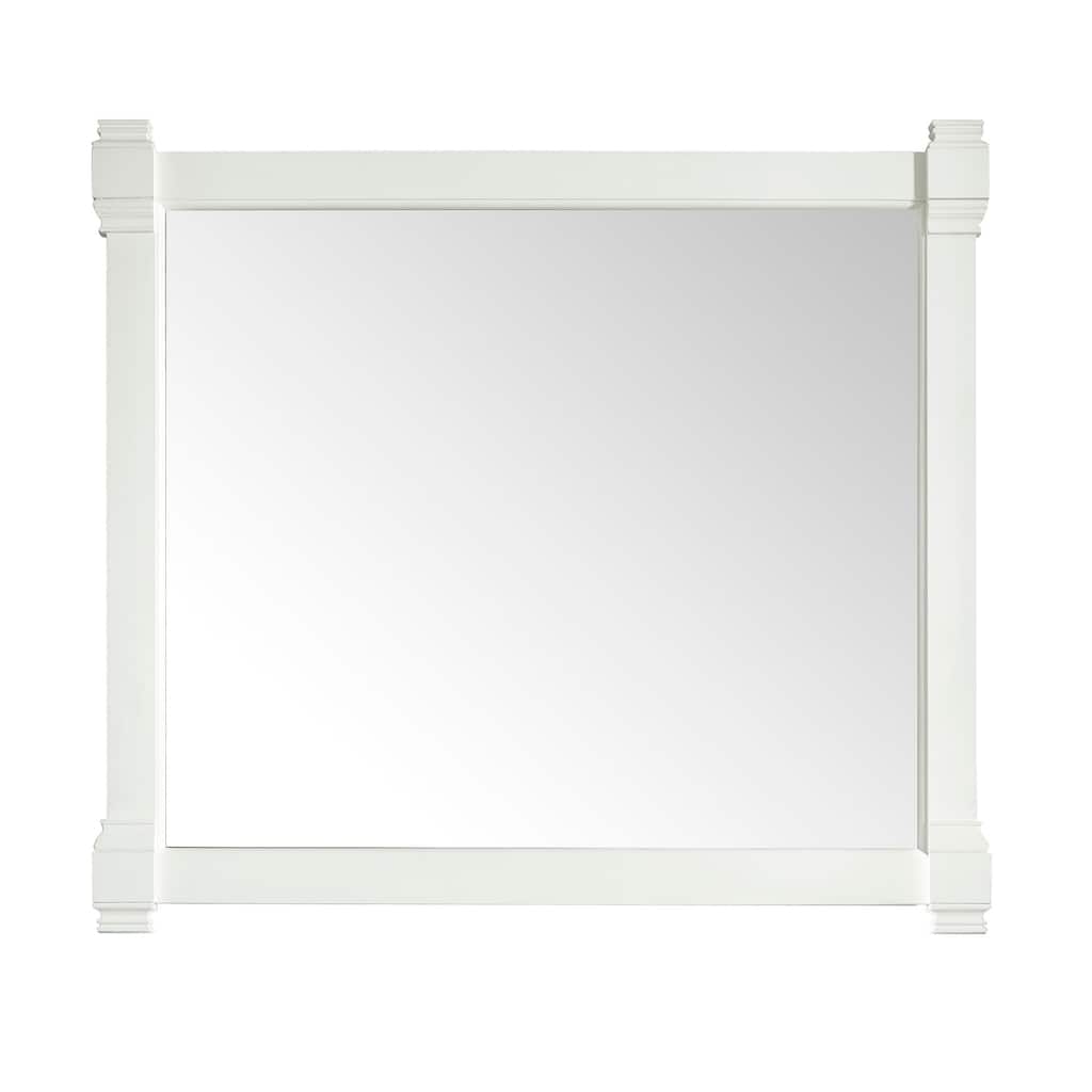 James Martin Vanities Brittany Mirror, Bright White