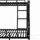 preview thumbnail 9 of 11, Industrial Full XL over Queen Metal Detachable Bunk Bed