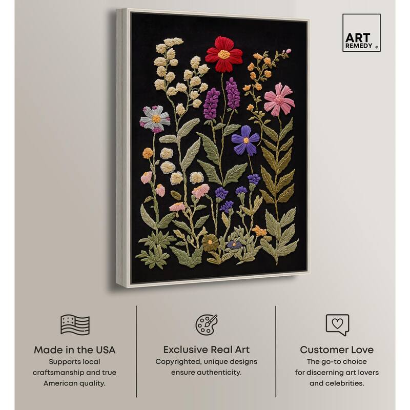 Fiber Flora on Fathomless Canvas by Art Remedy