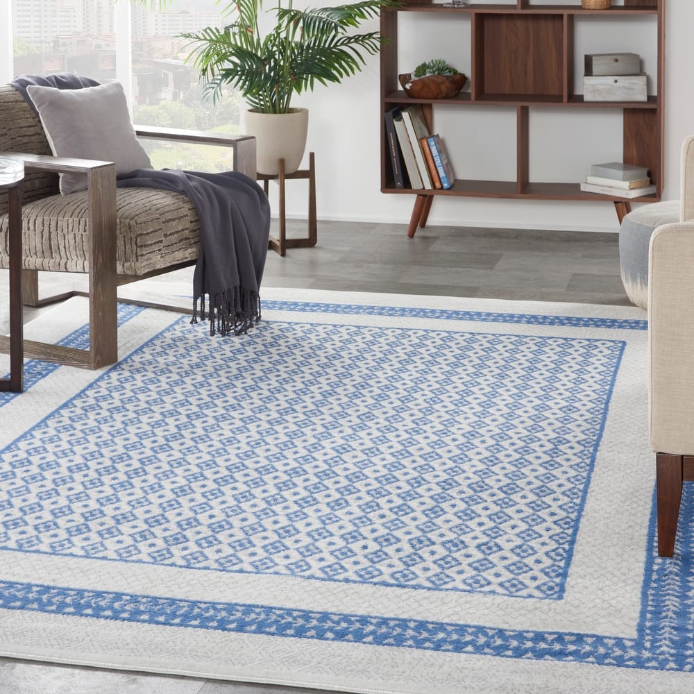 Nourison Whimsicle Geometric Moroccan Bordered Area Rug