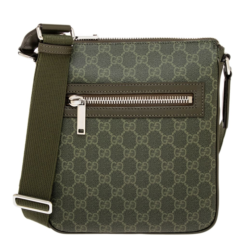 Gucci Men's GG Monogram Small Messenger Bag