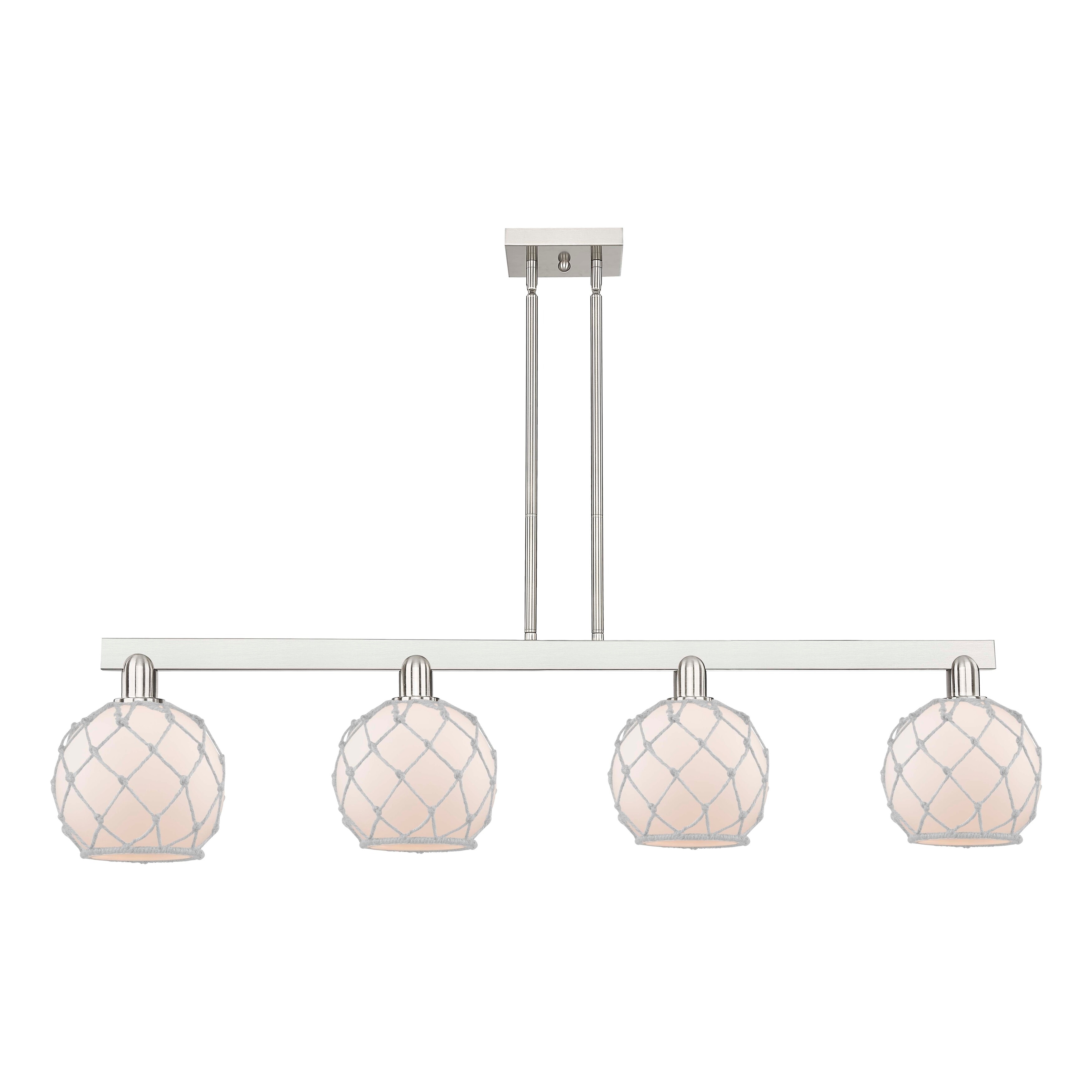 Innovations Lighting Endless Possibilities Arcadia - Farmhouse Rope - 4 Light 51" Stem Hung Island Light