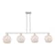 Option White Glass with White Rope / Brushed Satin Nickel