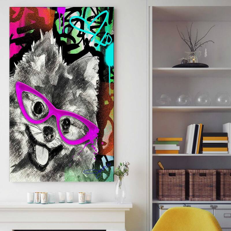 "Pomeranian" by Jodi Print on Canvas