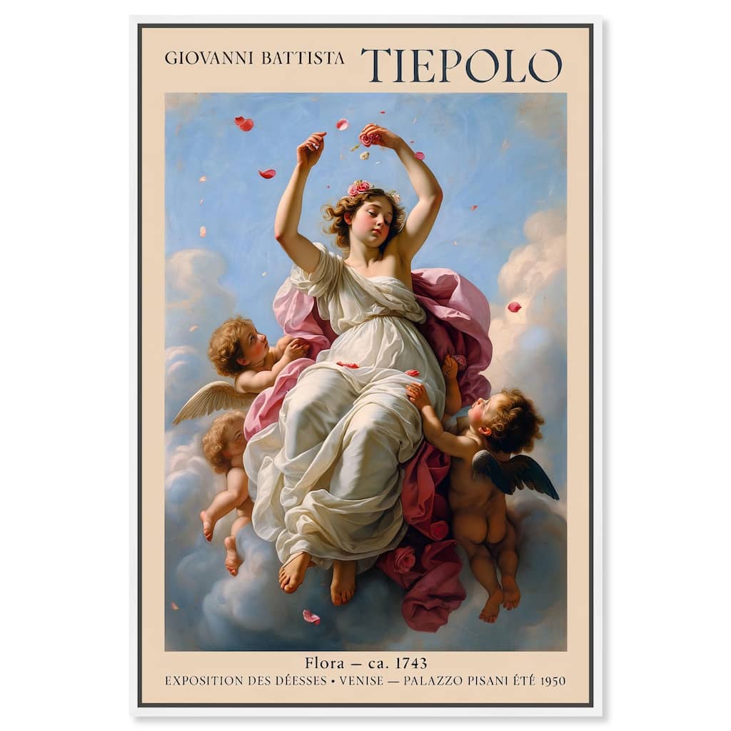 Flora in the Venetian Sky Canvas by Art Remedy