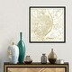 preview thumbnail 17 of 16, iCanvas "St. Louis Gold Leaf Urban Blueprint Map" by Hubert Roguski Framed