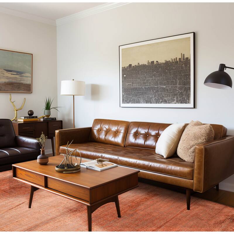 ECARPETGALLERY Hand Loomed Shimmer Copper Viscose, Wool Rug - 5'7 x 7'11