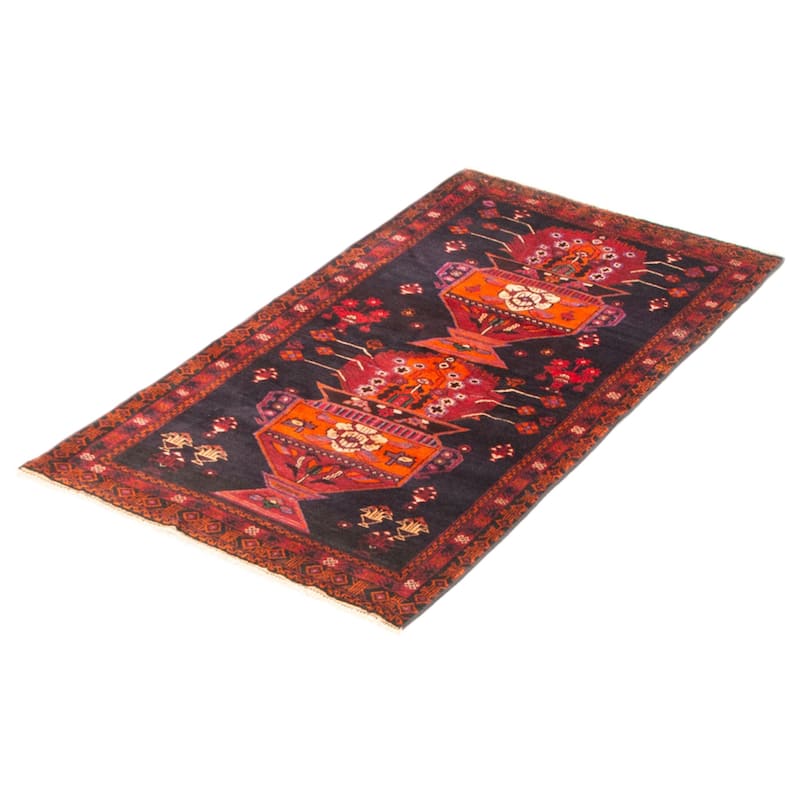 Teimani Navy Rug 2'11" x 5'3" - 2'11 x 5'3