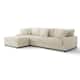 118.4"W Plush Modular Sectional Sofa with Pillows