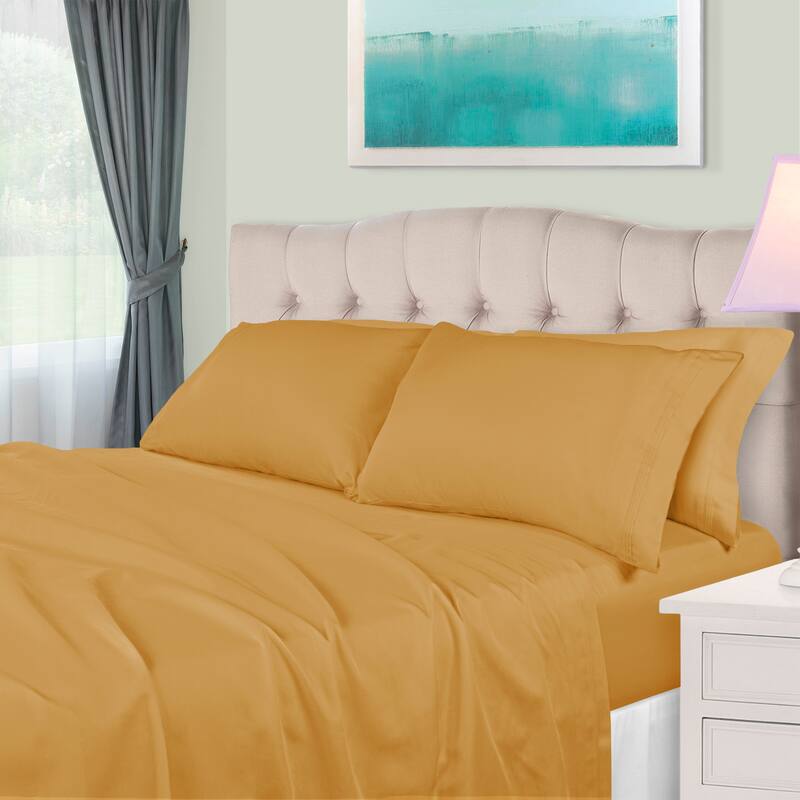 Superior Egyptian Cotton 650 Thread Count Deep Pocket Solid Sheet Set