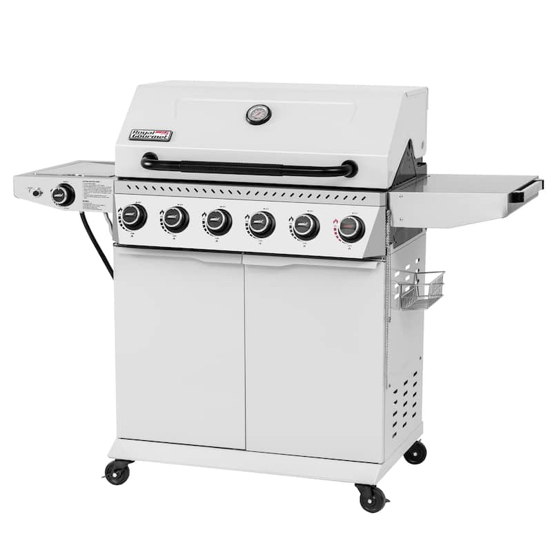 Royal Gourmet 6-Burner Propane Gas Grill with Sear & Side Burner