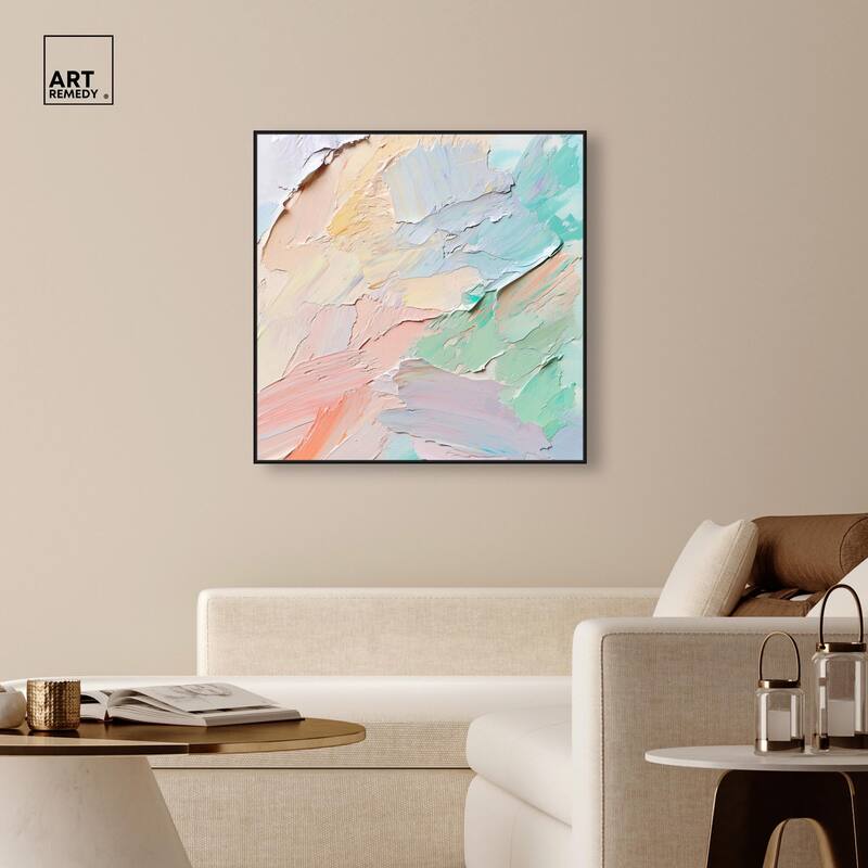 Flowing Mousse III Canvas by Art Remedy