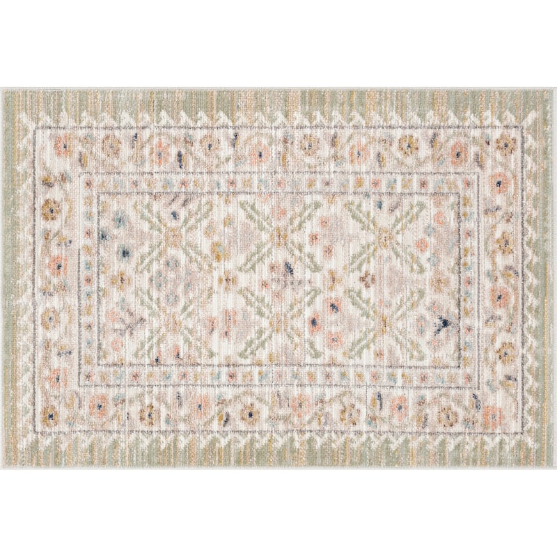 Crosswood Camilla Traditional Floral Indoor Polyester Area Rug