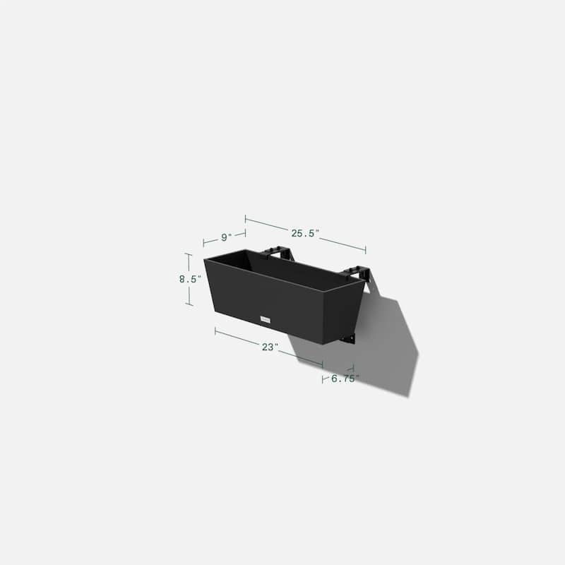 Pure Series Railing Window Box Planter