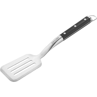 ZWILLING BBQ+ 17-inch Triple-Rivet Stainless Steel Grill Spatula with Serrated Edge - 1 unit