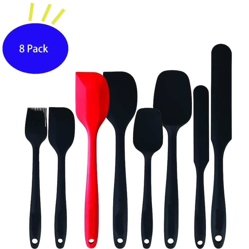 Silicon Spatula Set 8 PCS Food Grade Silicone Spatulas Kitchen Utensil