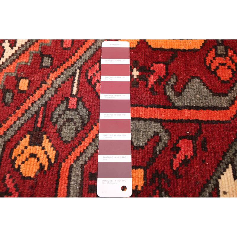 ECARPETGALLERY Hand-knotted Konya Anatolian Dark Red Wool Rug - 3'1 x 9'2