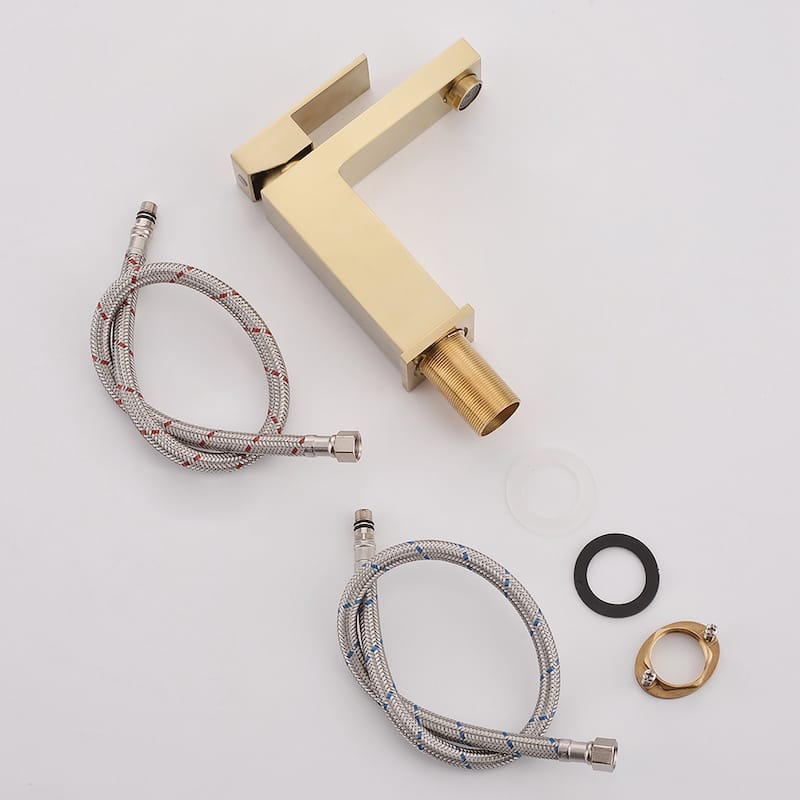 Modern Single Handle Widespread Bathroom Sink Faucet