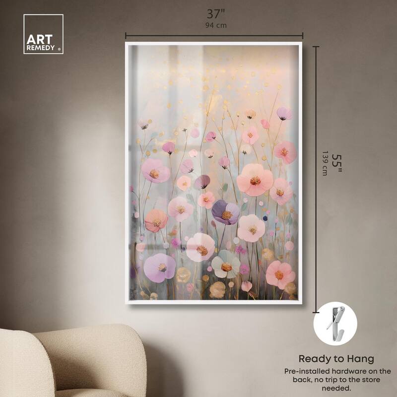 Tiny Blooms II Shadowbox by Art Remedy