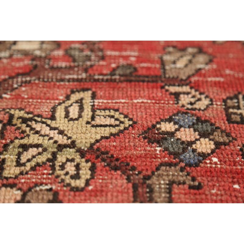 Hand Knotted Oriental 100% Wool Carpet Traditional Floral Oranges & Rust Bakhtiari Area Rug - 6' 2'' X 4' 7''