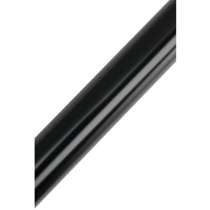 Kingston Brass Edenscape 60 in. to 72 in. Adjustable Stainless Steel Tension Shower Curtain Rod - Matte Black
