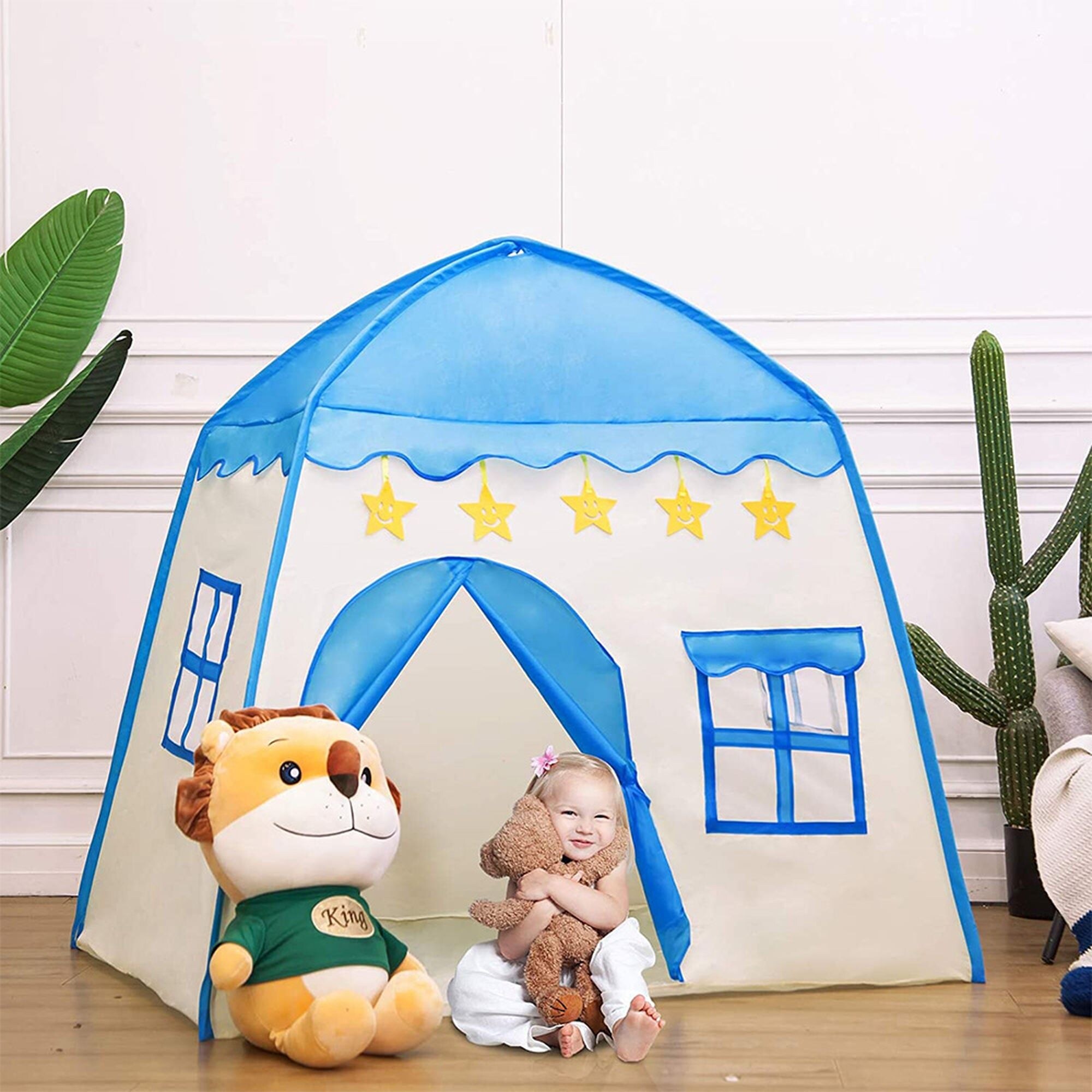 Princess Castle Play Tent for Kids Play Tent Indoor Use, Princess