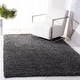 preview thumbnail 20 of 123, SAFAVIEH August Shag Veroana Solid 1.5-inch Thick Rug 3' x 5' - Charcoal - Rectangle