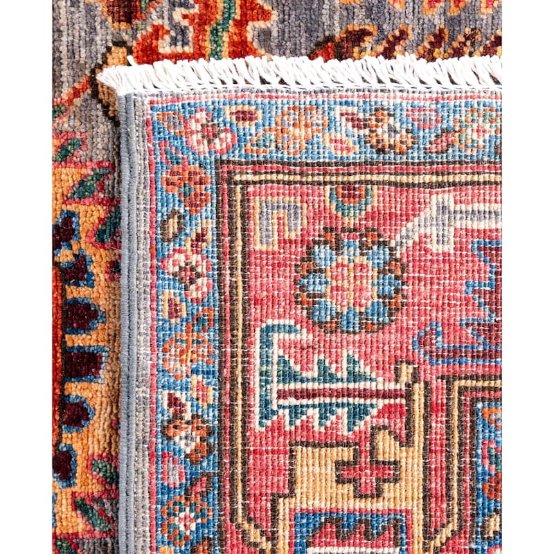 Serapi One-of-a-Kind Hand-Knotted Area Rug - Gray - 4' 2" x 5' 11"