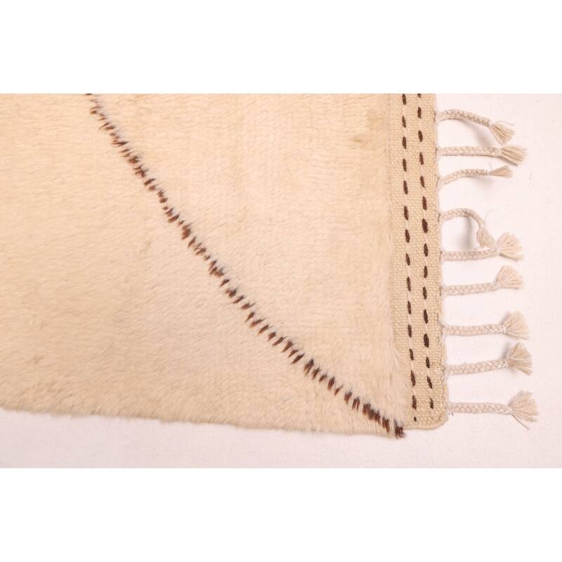 ECARPETGALLERY Hand-knotted Pak Finest Marrakesh Cream Wool Rug - 6'10 x 9'10