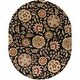 preview thumbnail 47 of 50, Livabliss Athena Transitional Area Rug Black/Red - Oval - 8' x 10'
