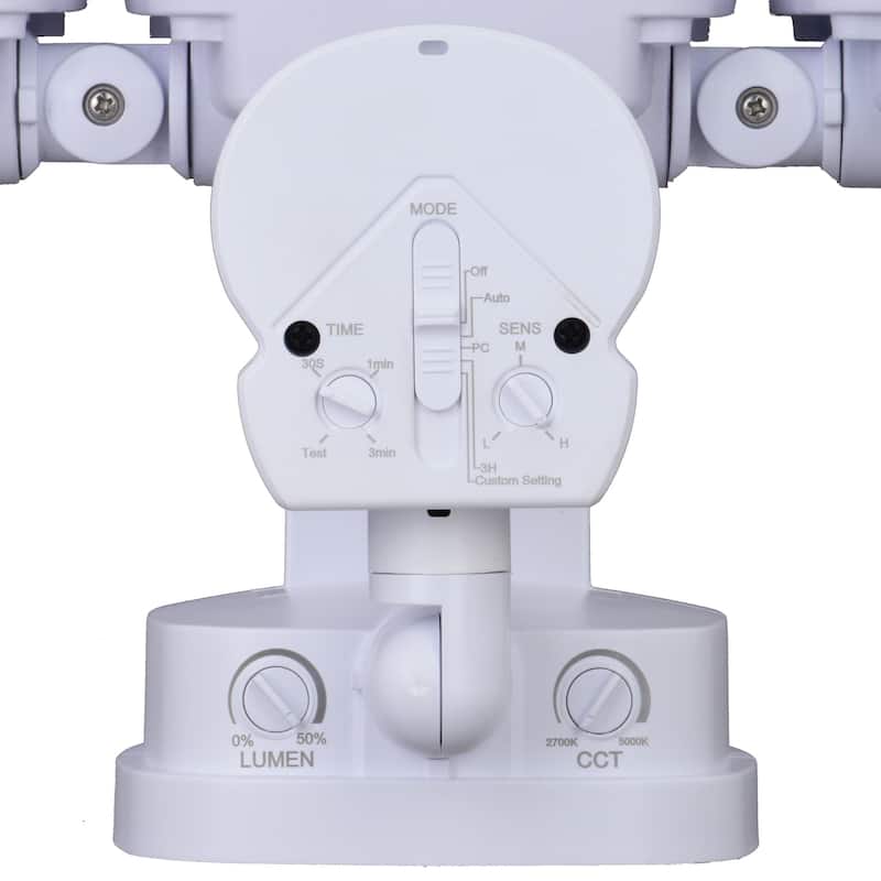 Vaxcel Lighting T0702 Outdoor Security 3 Light 13" Wide Adjustable LED