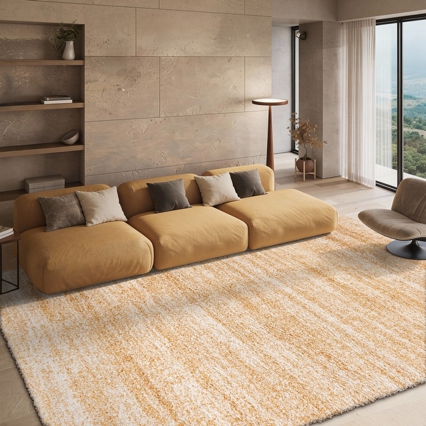 SAFAVIEH Hudson Shag Justine Modern 1 3/4-inch Thick Rug - On Sale