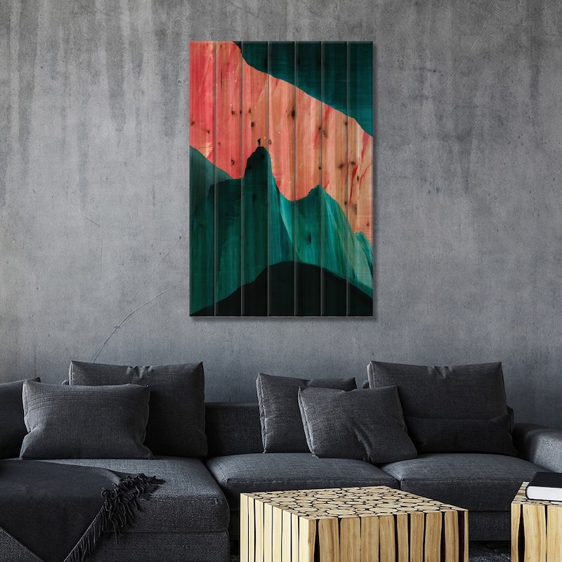We Understand Only After Print On Wood by Adam Priester - Multi-Color