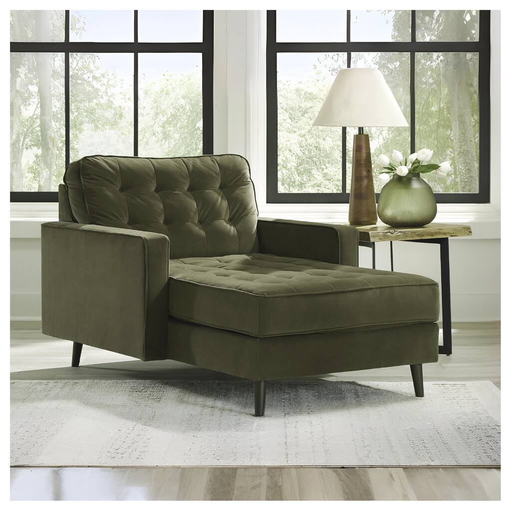 Signature Design by Ashley Reveon Lakes Green Chaise - 43" W x 64" D x 38" H